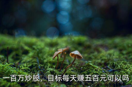 怎么炒股拿500炒股,炒股如何一年變成500萬(wàn)