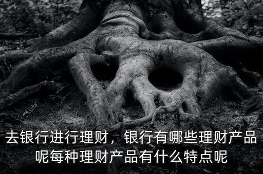 去銀行進(jìn)行理財(cái)，銀行有哪些理財(cái)產(chǎn)品呢每種理財(cái)產(chǎn)品有什么特點(diǎn)呢