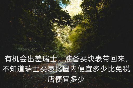 有機(jī)會(huì)出差瑞士，準(zhǔn)備買塊表帶回來，不知道瑞士買表比國(guó)內(nèi)便宜多少比免稅店便宜多少