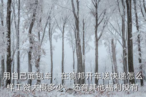 用自己面包車，在德邦開車送快遞怎么樣工資大概多少，還有其他福利沒有