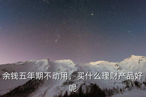 余錢五年期不動(dòng)用，買什么理財(cái)產(chǎn)品好呢