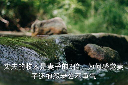 丈夫的收入是妻子的3倍，為何感覺(jué)妻子還抱怨老公不爭(zhēng)氣