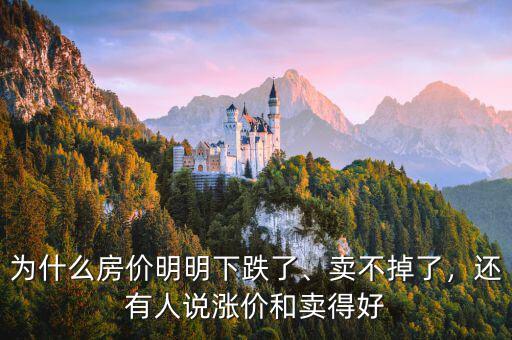 為什么房?jī)r(jià)明明下跌了、賣不掉了，還有人說(shuō)漲價(jià)和賣得好