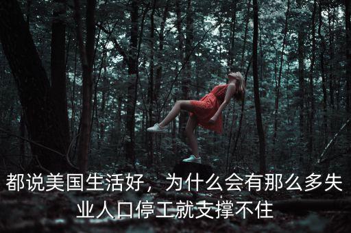都說美國生活好，為什么會有那么多失業(yè)人口停工就支撐不住