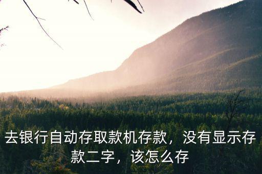 浦發(fā)取款機(jī)怎么沒有存款,去銀行自動存取款機(jī)存款