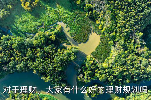 對(duì)于理財(cái)，大家有什么好的理財(cái)規(guī)劃嗎