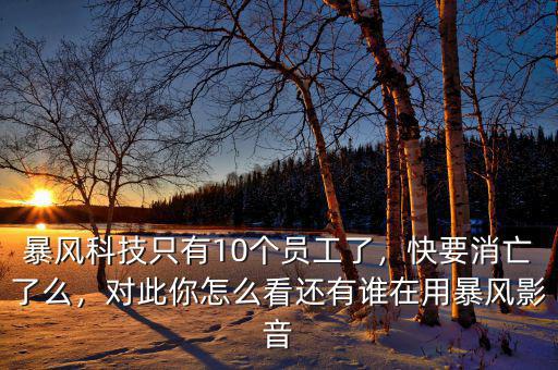 暴風(fēng)科技只有10個員工了，快要消亡了么，對此你怎么看還有誰在用暴風(fēng)影音