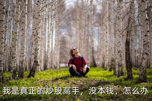 我是真正的炒股高手，沒本錢，怎么辦