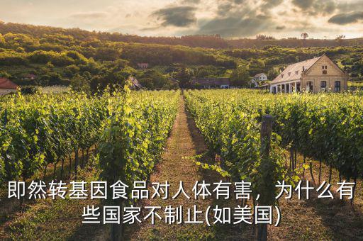 即然轉(zhuǎn)基因食品對(duì)人體有害，為什么有些國(guó)家不制止(如美國(guó))