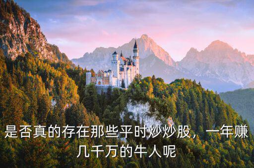 是否真的存在那些平時(shí)炒炒股，一年賺幾千萬(wàn)的牛人呢