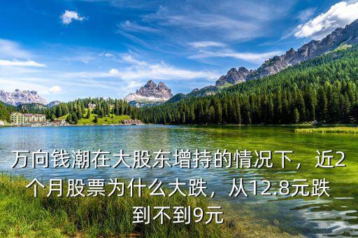 萬(wàn)向錢潮在大股東增持的情況下，近2個(gè)月股票為什么大跌，從12.8元跌到不到9元