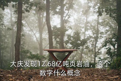 大慶發(fā)現(xiàn)12.68億噸頁巖油，這個數(shù)字什么概念