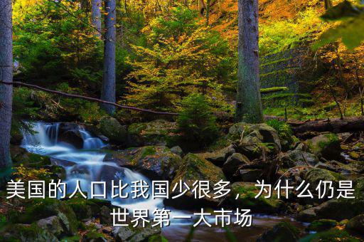 美國的人口比我國少很多，為什么仍是世界第一大市場