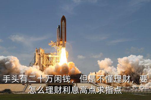 手頭有二十萬閑錢，但是不懂理財，要怎么理財利息高點求指點