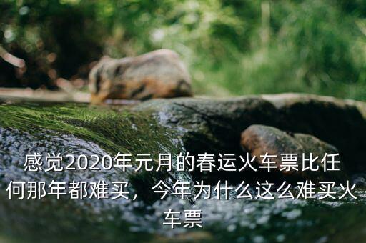 感覺2020年元月的春運(yùn)火車票比任何那年都難買，今年為什么這么難買火車票