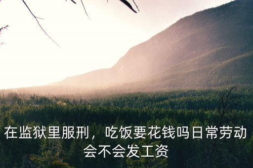 在監(jiān)獄里服刑，吃飯要花錢(qián)嗎日常勞動(dòng)會(huì)不會(huì)發(fā)工資