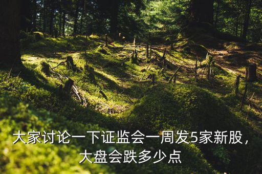 大家討論一下證監(jiān)會一周發(fā)5家新股，大盤會跌多少點