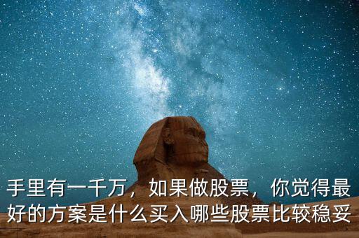 手里有一千萬，如果做股票，你覺得最好的方案是什么買入哪些股票比較穩(wěn)妥