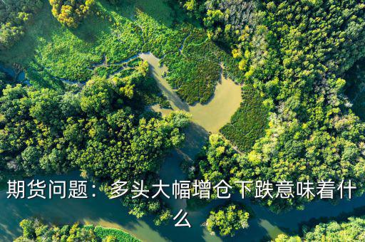 空頭增倉是什么意思,空頭減倉。多頭增倉
