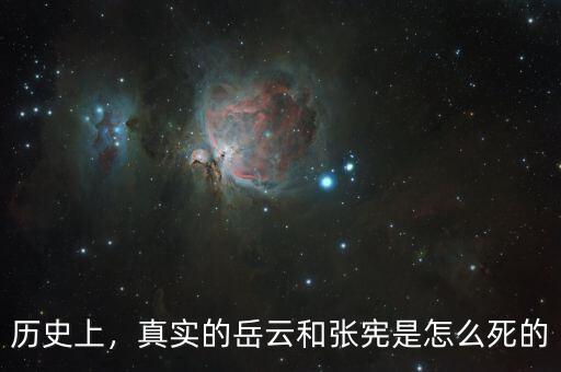 歷史上，真實的岳云和張憲是怎么死的