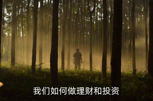 我們?nèi)绾巫隼碡敽屯顿Y