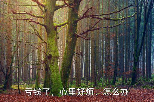 虧錢(qián)了，心里好煩，怎么辦