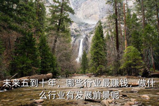 未來五到十年，哪些行業(yè)最賺錢，做什么行業(yè)有發(fā)展前景呢