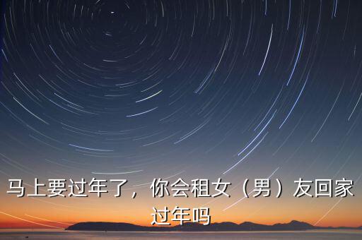 馬上要過年了，你會租女（男）友回家過年嗎