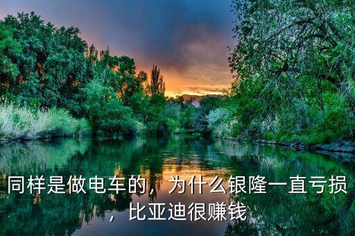 同樣是做電車的，為什么銀隆一直虧損，比亞迪很賺錢