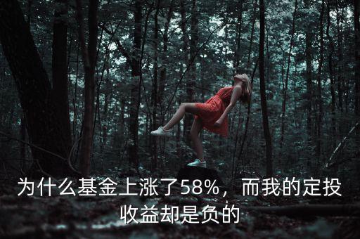 為什么基金上漲了58%，而我的定投收益卻是負的