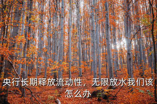 央行長期釋放流動性，無限放水我們該怎么辦