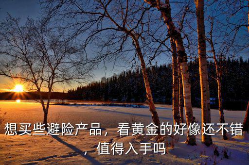 想買些避險(xiǎn)產(chǎn)品，看黃金的好像還不錯(cuò)，值得入手嗎