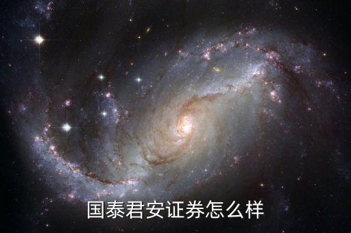 國(guó)泰君安證券怎么樣
