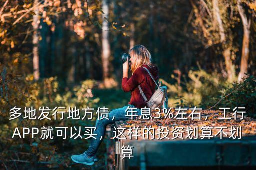 多地發(fā)行地方債，年息3%左右，工行APP就可以買，這樣的投資劃算不劃算