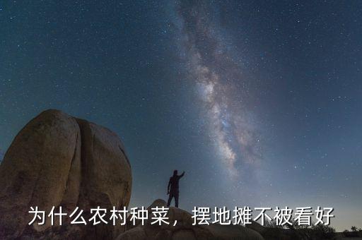 為什么農(nóng)村種菜，擺地?cái)偛槐豢春? class=