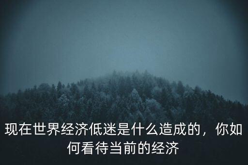 現(xiàn)在世界經(jīng)濟低迷是什么造成的，你如何看待當前的經(jīng)濟