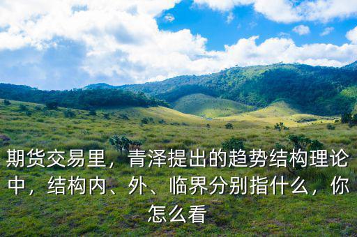 期貨交易里，青澤提出的趨勢結(jié)構(gòu)理論中，結(jié)構(gòu)內(nèi)、外、臨界分別指什么，你怎么看