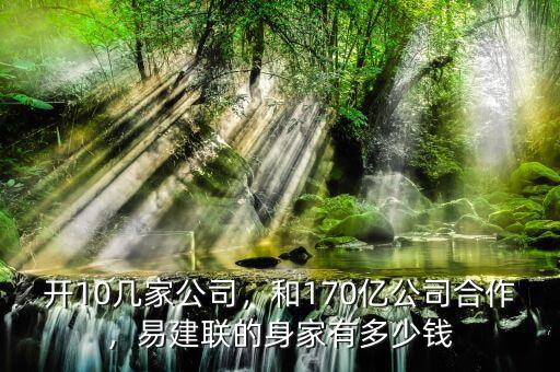 開10幾家公司，和170億公司合作，易建聯(lián)的身家有多少錢