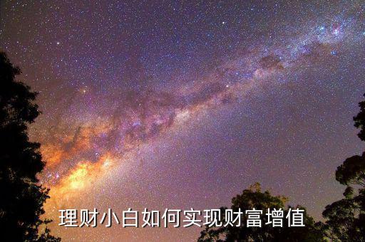 要怎么理財才能使財富增值,理財小白如何實(shí)現(xiàn)財富增值