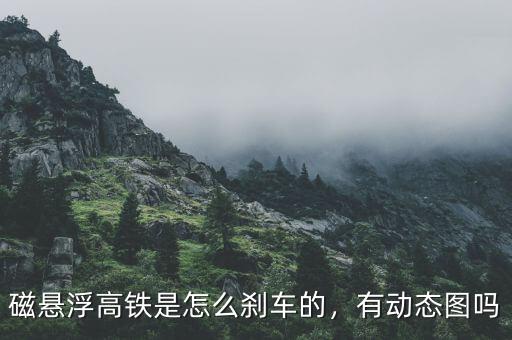 磁懸浮高鐵是怎么剎車的，有動態(tài)圖嗎