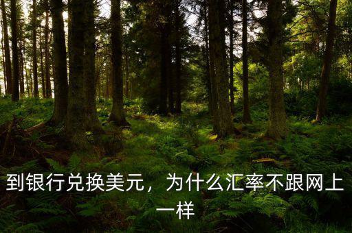 到銀行兌換美元，為什么匯率不跟網(wǎng)上一樣