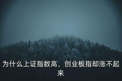 為什么上證指數(shù)高，創(chuàng)業(yè)板指卻漲不起來