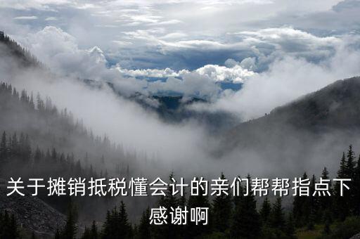 為什么所得稅費(fèi)用進(jìn)行期內(nèi)分?jǐn)偅P(guān)于攤銷(xiāo)抵稅懂會(huì)計(jì)的親們幫幫指點(diǎn)下感謝啊