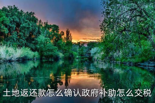 土地返還款怎么確認(rèn)政府補助怎么交稅