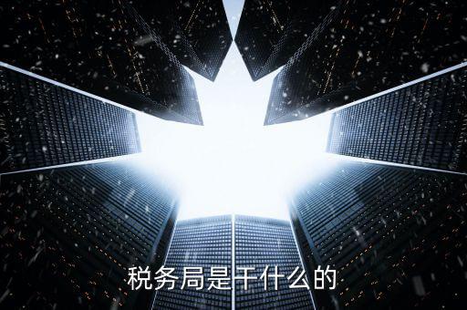 稅務局是干什么的