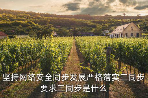 地稅局信息安全三同步是指什么，關(guān)鍵信息基礎(chǔ)設(shè)施三同步是指什么