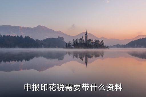 辦理印花稅退稅要帶什么資料，辦理退稅賬號(hào)銀行開戶印鑒卡需要提交什么資料急急急