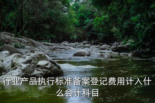 備案費入什么科目，行業(yè)產品執(zhí)行標準備案登記費用計入什么會計科目