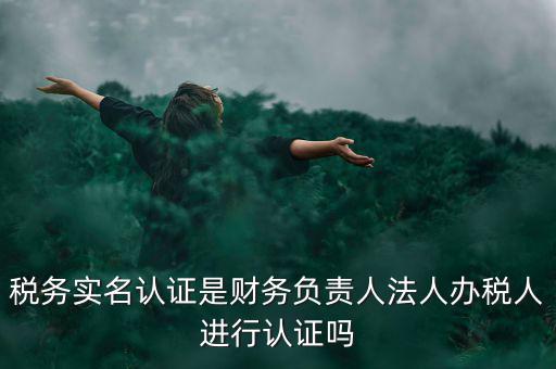 稅務(wù)實名認(rèn)證是財務(wù)負責(zé)人法人辦稅人進行認(rèn)證嗎