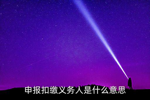 什么是非居民扣繳申報(bào)，非居民所得申報(bào)什么意思